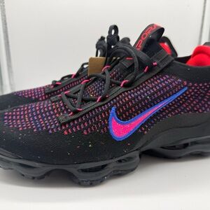 Nike 2021 FK Flyknit Black Pink Blue DX2355 001 Women's 11 men’s 9.5